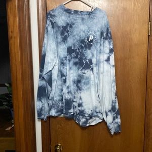 Primitive tie dye long sleeve t shirt